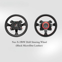 Volante de Carreras Inalámbrico SIMAGIC NEO X-330R/X-350W, Simulador de Carreras, Volante GT con Fibra de Carbono para Juegos de PC