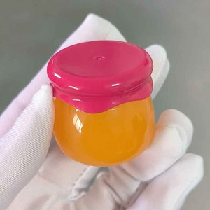 Pot de <span class=keywords><strong>Miel</strong></span> Mignon en Forme de Pot de 10g Mini Pot Transparent Bouteille de Voyage Conteneur de Baume à Lèvres Cosmétique Pâte Pot de Gommage des Lèvres - Product Image 2