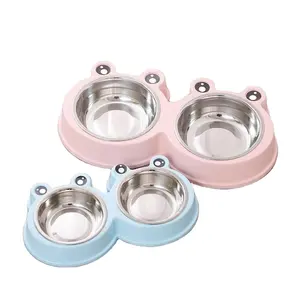 Pet Bowl Elevated Cat Modern Automatic Black Silicone Suction Dinnerware Luxury Slow Feeder Silver Plated Bulk Blue Plate Crate