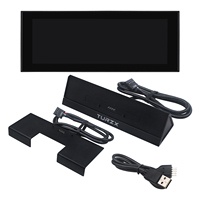 Écran secondaire USB TURZX 4,6 pouces IPS 960x320, écran d'extension intelligent, moniteur CPU GPU RAM, mode bureau pour PC Windows 10 11