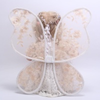 Prinzessin Fee Gradient Wings Schmetterlings flügel Kinder Halloween Dress up Angel Wings Kinder Leistung
