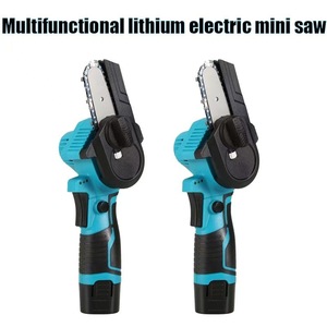 Mini-<span class=keywords><strong>tronçonneuse</strong></span> sans fil rechargeable compatible avec la batterie <span class=keywords><strong>Makita</strong></span> pour la taille des petits arbres - Product Image 3