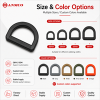 Model D-Ring Plastik AM2305A dengan Desain Fungsional untuk Perakitan Aksesori B2B, Warna dan Logo Kustom, Pasokan OEM, Grosir