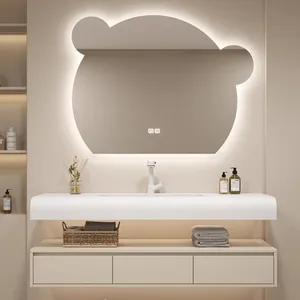 SIMILAR Factory Sink Corian Bathroom Vanity For Villa Apartment