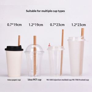 Pajitas de Papel Biodegradables Envueltas Individualmente, Ecológicas y Desechables, 25 Juegos para Uso en Restaurantes y Bebidas para Llevar - Product Image 5