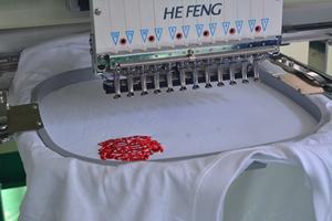 HEFENG máquina de bordado de una sola cabeza personalizada, máquina de monograma para ropa de mujer - Product Image 5