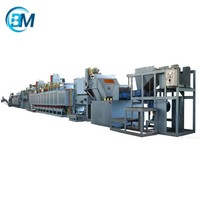 Four de trempe et de recuit continu à bande maillée électrique de 100 kg/heure pour vis, écrous, boulons et rondelles