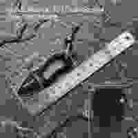 Baiyuheng Feststehende Klinge Campingmesser Mini-Klauenmesser 3Cr13 Edelstahl Kartonöffner für Jagd, Überleben, Outdoor, EDC