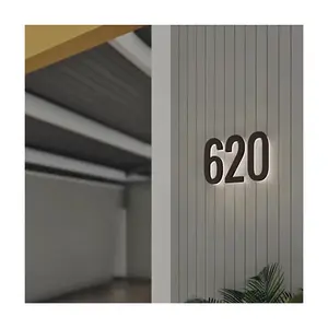 Personnalisé <span class=keywords><strong>Extérieur</strong></span> Magasin Signalisation Led Canal Lettres 3d Acrylique Logo Lettre Signe <span class=keywords><strong>extérieur</strong></span> étanche numéro de maison - Product Image 4