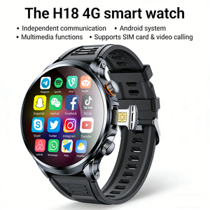 ซิมการ์ด 4G LTE นาฬิกาสมาร์ทวอทช์ Android ระบบ NFC ชาร์จเร็วพิเศษ 3+32GB รุ่น H88 สำหรับทุกเพศ หน้าจอ AMOLED ระบบระบุตำแหน่ง GPS กล้องถ่ายรูป วิดีโอคอล - Product Image 6