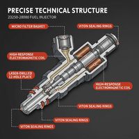 Injecteur de carburant de haute qualité pour Toyota, Honda, Nissan, Mazda, Subaru, Mitsubishi, Suzuki et Infiniti RAV4 Tiida, injecteur de carburant diesel