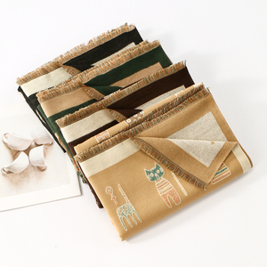 Phụ Nữ Thời Trang Pashmina Mùa Đông Dày Ấm Chăn Khăn Khăn Choàng Kết Thúc Tốt Đẹp Cape Phim Hoạt Hình Mèo In Cashmere Chiếc Khăn Cho Phụ Nữ - Product Image 6