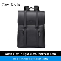 Sac à dos d'ordinateur Kolin authentique unisexe en polyester Oxford 36-55L respirant haut de gamme pour affaires et voyages avec bretelles à coussin d'air