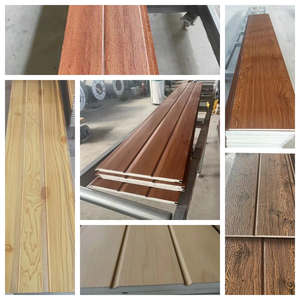 Panel Sandwich Baja Poliuretan Ringan 25mm untuk Eksterior, Pelapis Logam Motif Bata Palsu untuk Dinding Semen - Product Image 4