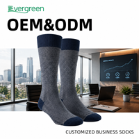 Chaussettes habillées pour homme, en coton doux, anti-humidité, motif géométrique croisé, avec bord élastique, pour le bureau