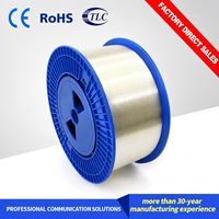 Cable de Fibra Óptica para Red de Banda Ancha FTTH Fiberhome G657A1, Bobina Óptica Desnuda de 50.4 km, 0.2 mm, Monomodo