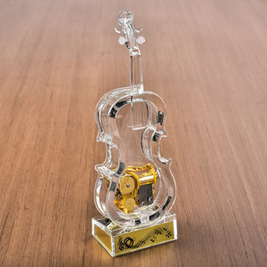 Caja de Música Acrílica al por Mayor con Luz de Colores, Juguete Musical, Regalo Romántico para Parejas, Adorno para Cumpleaños y Bodas - Product Image 5