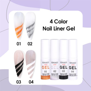Private Label 12 Colors <b>Nail</b> Art Painting Design <b>Gel</b> Liner <b>Nail</b> Art <b>Set</b> for <b>Nail</b> Salon - Product Image 6
