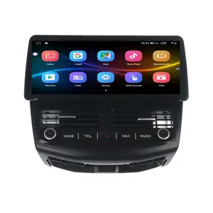 ZWNAV触摸屏安卓12车载DVD播放器全球定位系统导航，带福特福克斯2012的Carplay立体声收音机-2017车载视频播放器