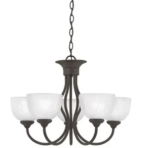 Hot sale antique vintage wire glass home decorative Light chandelier pendant lamp with ETL listed