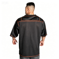 T-shirt pour homme, style américain vintage, coupe ample, col rond, manches courtes, respirant, séchage rapide, hauts d'été