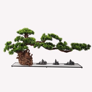 Nuevo Bonsái de Pino Artificial de Estilo Chino, 120 cm, Planta Verde, Árbol Artificial para Decoración de Sala de Estar, Salón de Té, Hotel, Oficina, Entrada - Product Image 5