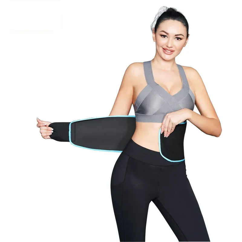 DREAM LUNA Custom Fitness Neoprene Waist Trimmer Slimmer Belt Wrap Burner Body Shaper Support Weight Loss Waist Trainer