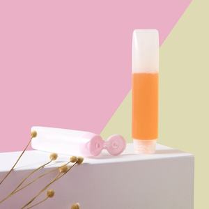 Krem yüz temizleyici şeffaf mate diş macunu 30ml 50ml kozmetik ambalaj sıkılabilir tüp