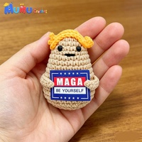 Fabricante de Juguetes Antiestrés de Patata Positiva de Ganchillo Amigurumi de Pelo Amarillo, OEM ODM a Granel, Calidad de Exportación, Regalo Empresarial