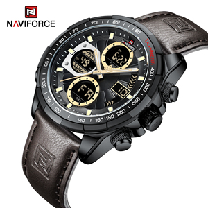 นาฬิกาข้อมือผู้ชาย OEM <span class=keywords><strong>NAVIFORCE</strong></span> รุ่น <span class=keywords><strong>9197L</strong></span> คุณภาพสูง กันน้ำ พร้อมปฏิทิน โครโนกราฟ แฟชั่น สปอร์ต - Product Image 3
