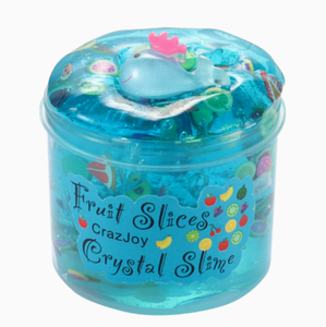 CraaJoy Kiwi Crystal Slime vert avec des points noirs et des glaçons pour enfants de 5 à 7 ans Pâte à modeler Slime - Product Image 6