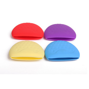 Gobelet à bain de bouche en silicone 150 ml, portable, pour enfants, couleur unie rouge, jaune, bleu, violet - Product Image 1