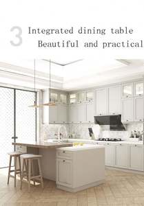 Vente directe d'usine, vente en gros, armoire de cuisine en laque mate, armoire de cuisine en bois sur mesure - Product Image 3