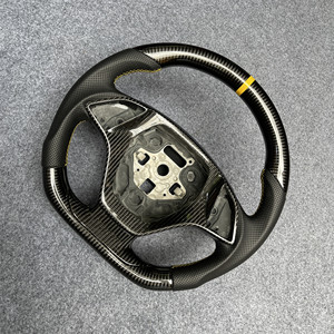 Volant en fibre de carbone réduisant la fatigue de conduite pour <span class=keywords><strong>Corvette</strong></span> C7 2014 <span class=keywords><strong>2015</strong></span> 2016 2017 2018 2019 - Product Image 2