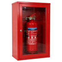 Enrouleur de tuyau d'incendie Cabinet avec balançoire Enrouleur de tuyau d'incendie manuel 1 "x 30m Buse d'incendie Armoire