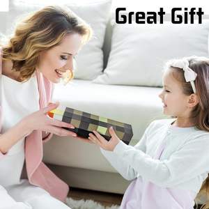 Minecraft Color Changing Point Flashlight USB Rechargeable Wall <b>Light</b> <b>Light</b>-Up Wall Torch Night Lamp - Product Image 6