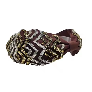 Diadema con Cuentas 2025, Accesorios para el Cabello Hechos a Mano, Diadema con Cuentas en Forma de Corazón Indio para Mujer, Gran Venta - Product Image 6