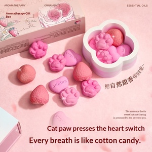 Diffuseur d'arômes en gypse rose, coffret cadeau, ornement parfumé, décoration de luxe de niche, pour mariage, cadeaux pour jeunes mariés - Product Image 1