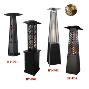 Calentador de patio de pellets eléctrico piramidal para fiestas en el jardín al aire libre <span class=keywords><strong>con</strong></span> <span class=keywords><strong>ruedas</strong></span> 2023 Europa - Product Image 1