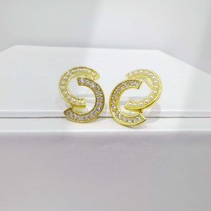 custom plata 925 sterling <b>silver</b> Butterfly pearl <b>stud</b> <b>earring</b> 14k gold plated wedding bridal western elegant <b>earrings</b> for women - Product Image 2