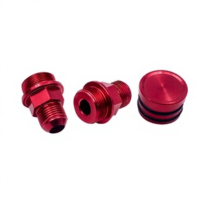 Soportes y Conectores de Motor para Carreras M28-10AN de Aleación de Aluminio Negra para Autos Modificados - Product Image 5