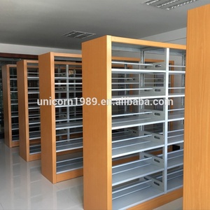 Scaffale per libri di alta qualità su due lati sala lettura libreria Rack per mobili da biblioteca - Product Image 2