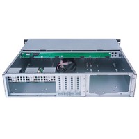 Chasis de Servidor de 2U para Montaje en Rack con 4 Bahías de Disco SATA/SAS Intercambiables en Caliente, Conector MiniSAS/SATA