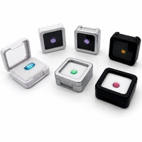 Boîte de présentation de bijoux haut de gamme personnalisée, boîte de présentation de pierres précieuses en plastique pour diamants et pierres précieuses, emballage pour bijoux en pierres précieuses en vrac