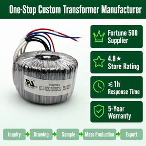 Trasformatore di Potenza SMPS Monofase CHIPSEN Personalizzato da Fabbrica Cinese, 10kVA, Ingresso 220V, Uscita 480V per Amplificatori Audio - Product Image 2
