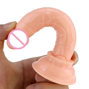 Mini Dildo réaliste de 5 pouces, pas cher, coloré, en TPE souple, écologique, étanche IPX6, avec ventouse, pour femme, unisexe - Product Image 3