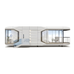 Villa Aluminium Verre Trempé Espace <span class=keywords><strong>Maison</strong></span> Capsule Sun Room Apple Cabine Simple Avec Salles <span class=keywords><strong>de</strong></span> <span class=keywords><strong>Bain</strong></span> - Product Image 2