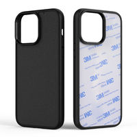 Coque de téléphone portable vierge à dos rainuré, finition mate, hybride PC+TPU, pour iPhone 18 17 16 15 14 13 Pro Max – Vente chaude usine