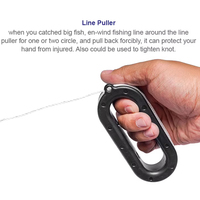 Outil de pêche portable personnalisable, fil de nylon de 15 m, plomb de 208 g, récupérateur de leurres pour la pêche en lac et en rivière