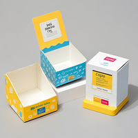 Boîtes d'emballage de vente au détail personnalisées, recyclables, portables, pliables, aseptiques, en papier, pour collations, bonbons, protection